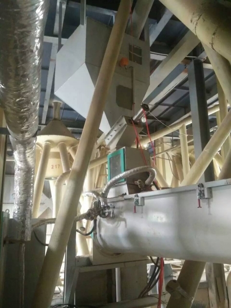 Double line 420 installation site